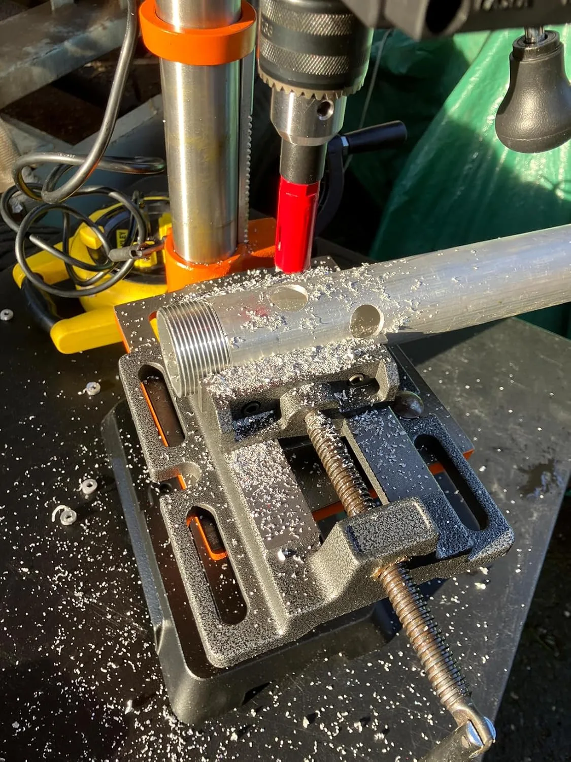 Customer review photo for Benchtop vs Floor Drill Press: Which for a Small Garage