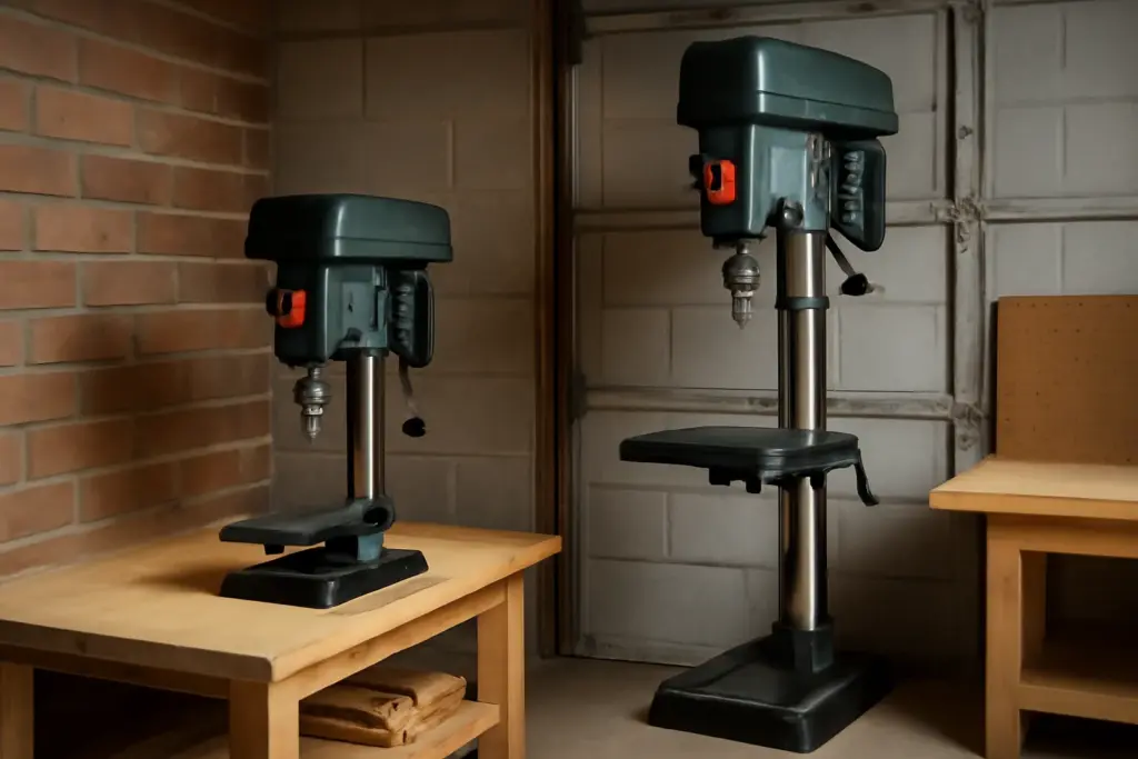 Benchtop vs Floor Drill Press: Which for a Small Garage