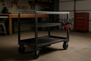 How I Built a Rolling Shop Cart With Scrap Steel and a Weekend