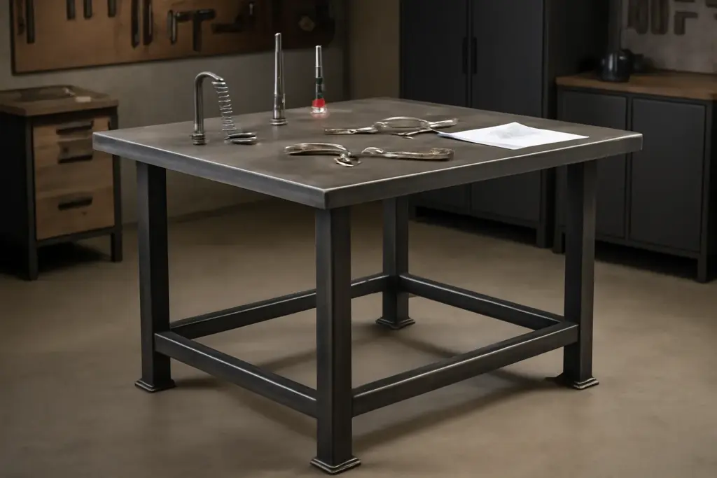 I Built a Welding Table From Scratch — Full Cut List