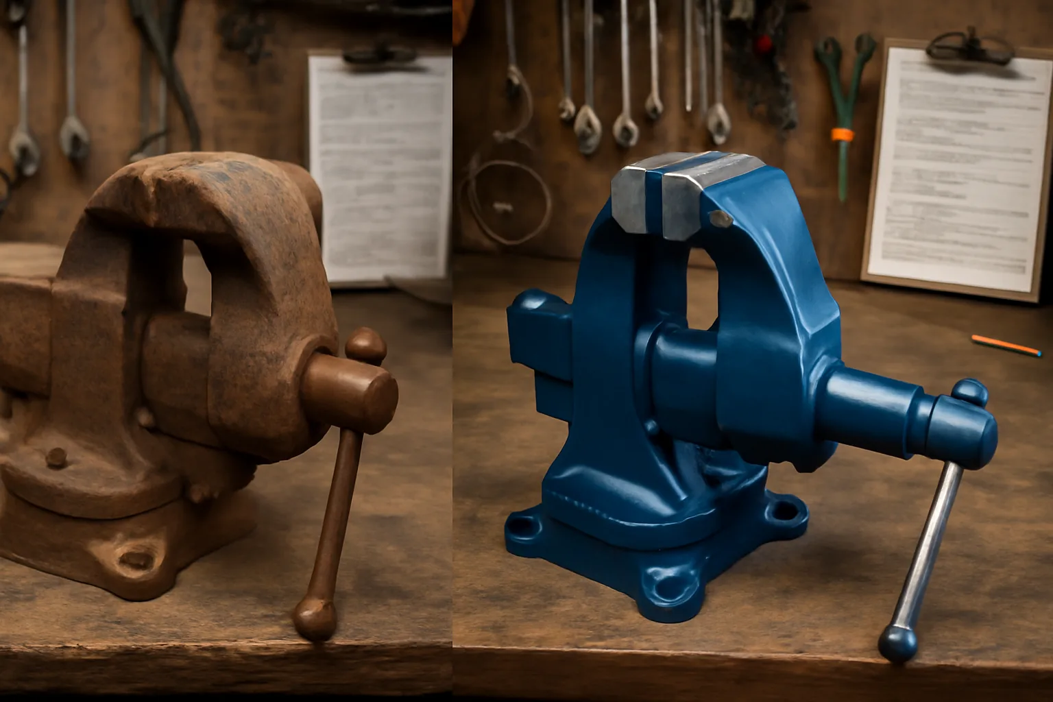 Restoring a Rusty Vintage Vise: Step by Step
